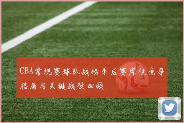 CBA常规赛球队战绩季后赛席位竞争格局与关键战役回顾