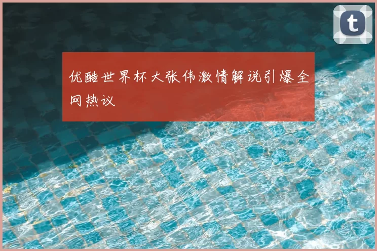 优酷世界杯大张伟激情解说引爆全网热议